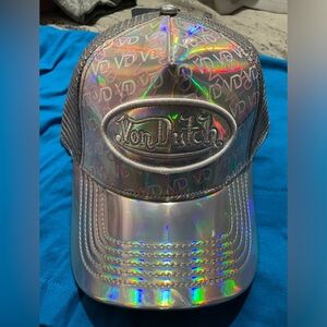 Von Dutch metallic Snapback cap